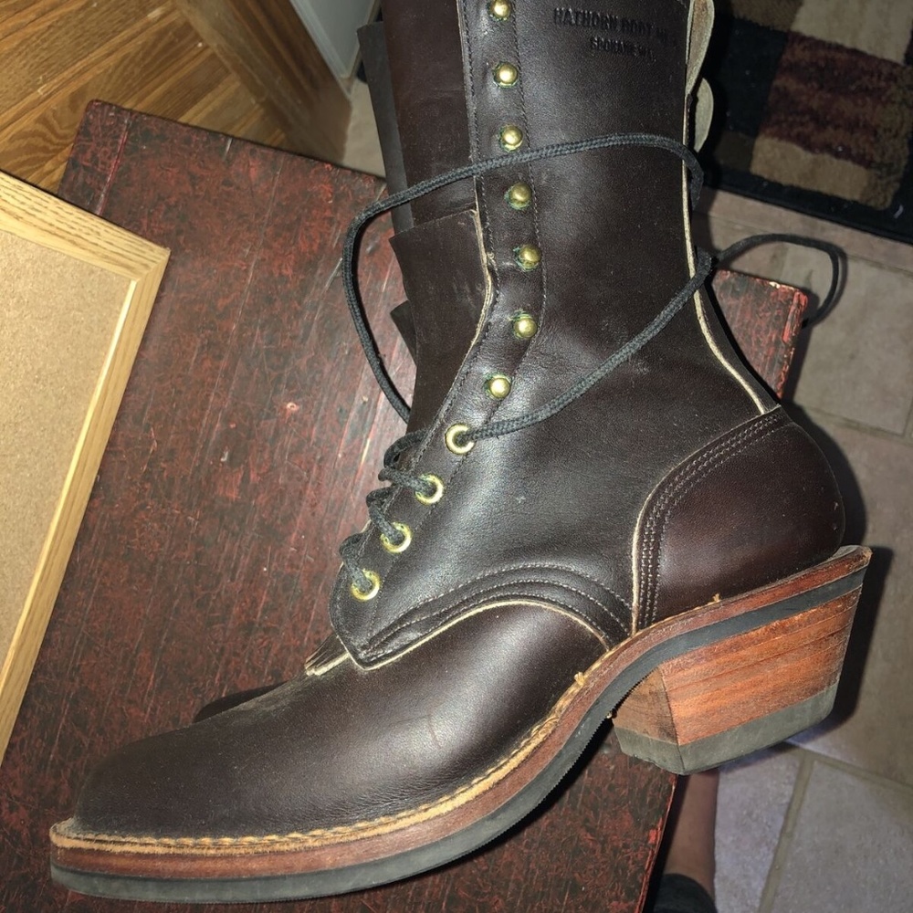 HATHORN PACKER WESTERN BOOTS 7.5